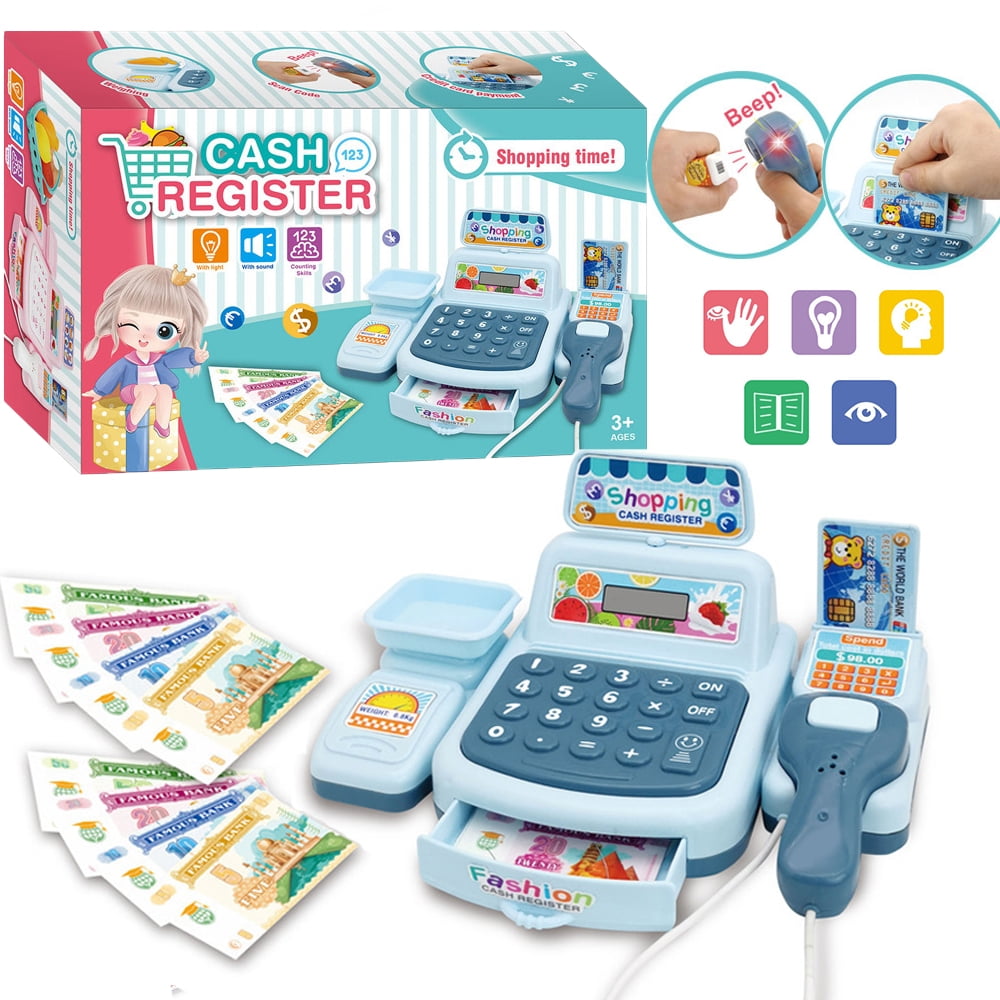 TRARIND Learning Resources Pretend & Play Calculator Cash Register