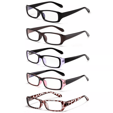 TRARIND Reading Glasses Blue Light Blocking Computer Reading Glasses Highly Strength Readers Rectangular Readers for Women Men Lightweight Magnification Presbyopia Eyeglasses +4.50 ~ +8.00