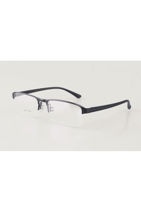 Transition Photochromic Reading Glasses Blue Light Blocking, Fashion Rectangular Computer Readers Half Rimless Sunglasses for Women Men Lightweight & Comfortable Anti Glare
