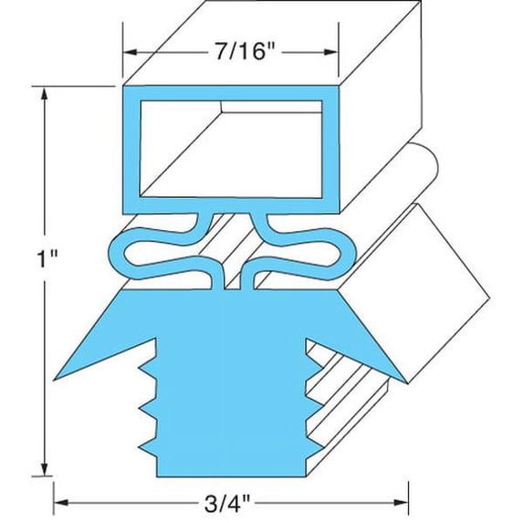 TRAULSEN SER-27564-00 SER2756400 GASKET PUSH 1/1N 21-5/8 X 59-3/4 (Genuine OEM Part)