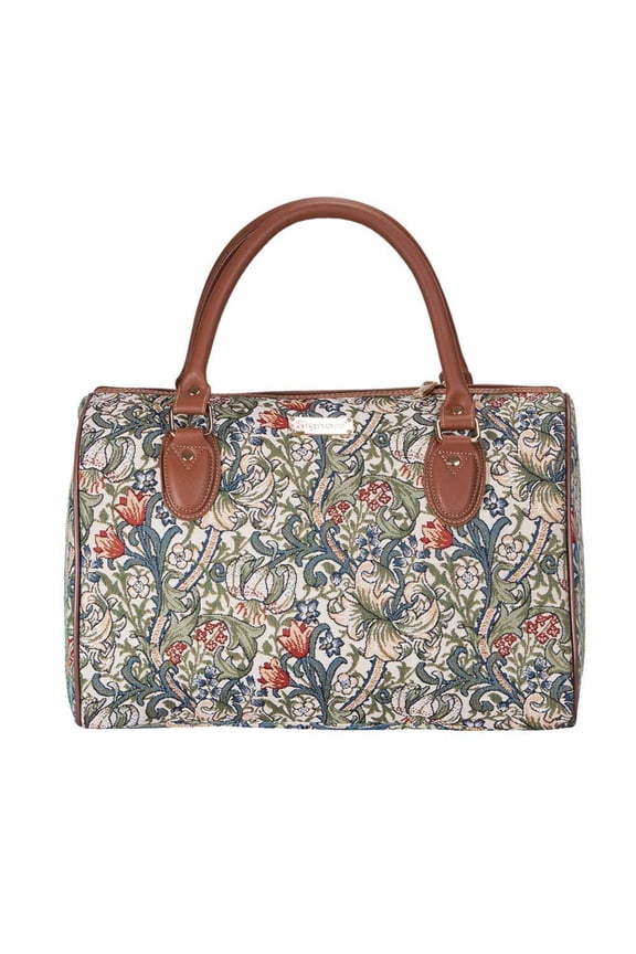 TRAV-GLILY | WILLIAM MORRIS GOLDEN LILY TRAVEL BAG WEEKEND GYM HOLDALL