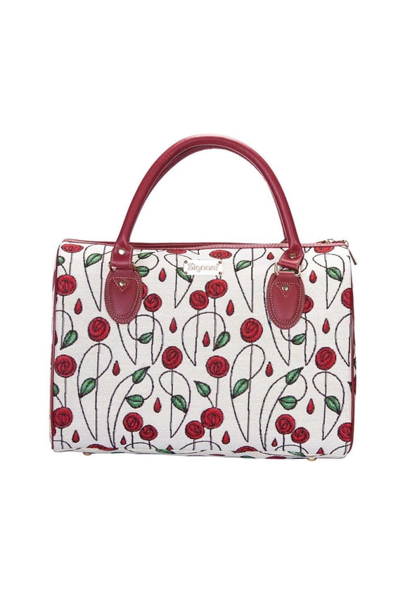 TRAV-RMSP | RENNIE MACKINTOSH SIMPLE ROSE TRAVEL BAG WEEKEND GYM HOLDALL