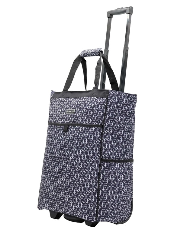 by TRAVELAND Rolling Shopper Tote 20" Polyester Multi-Purpose Bag