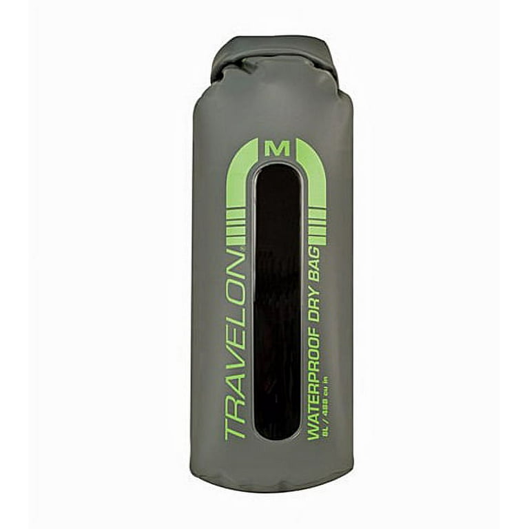 TRAVELON Medium Waterproof Dry Bag Green 8 Cubic Liter Walmart
