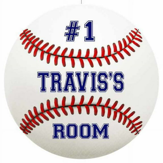 TRAVIS'S Bedroom 12" Round Metal Sign Boys Room Wall Décor Gift 200120030164