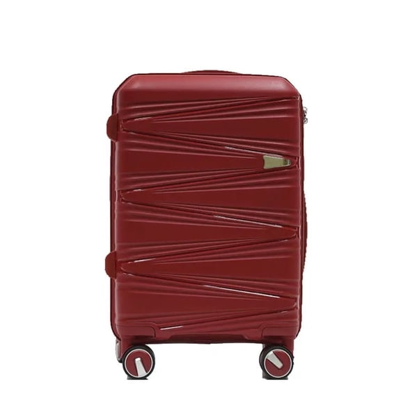 TRAVLR 24" Adult Expandable Checkin Luggage Trolley, Maroon