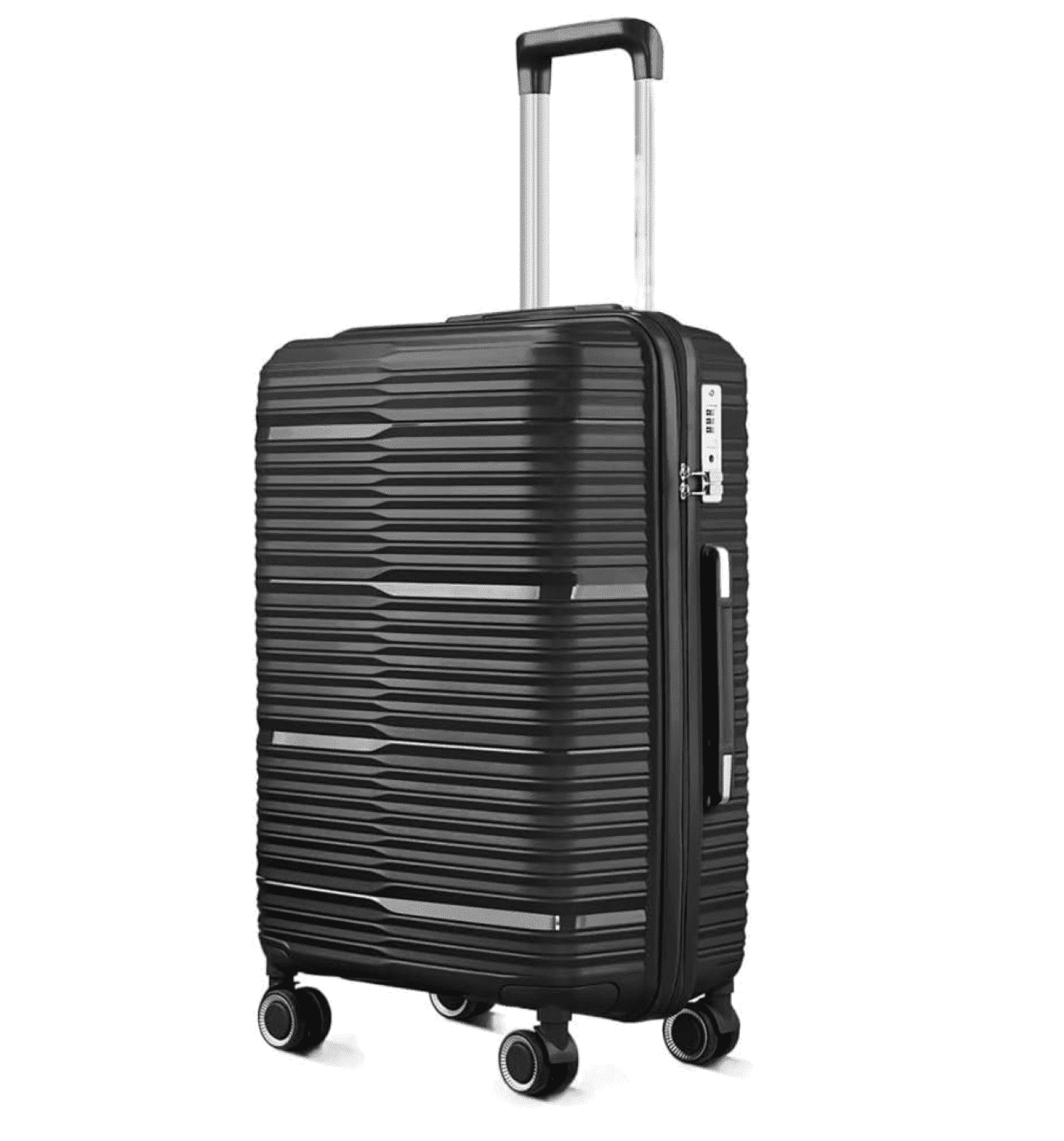 TRAVLR by TRAVLR 28" Adult 1-Piece Expandable Checkin Luggage Trolley, Black.