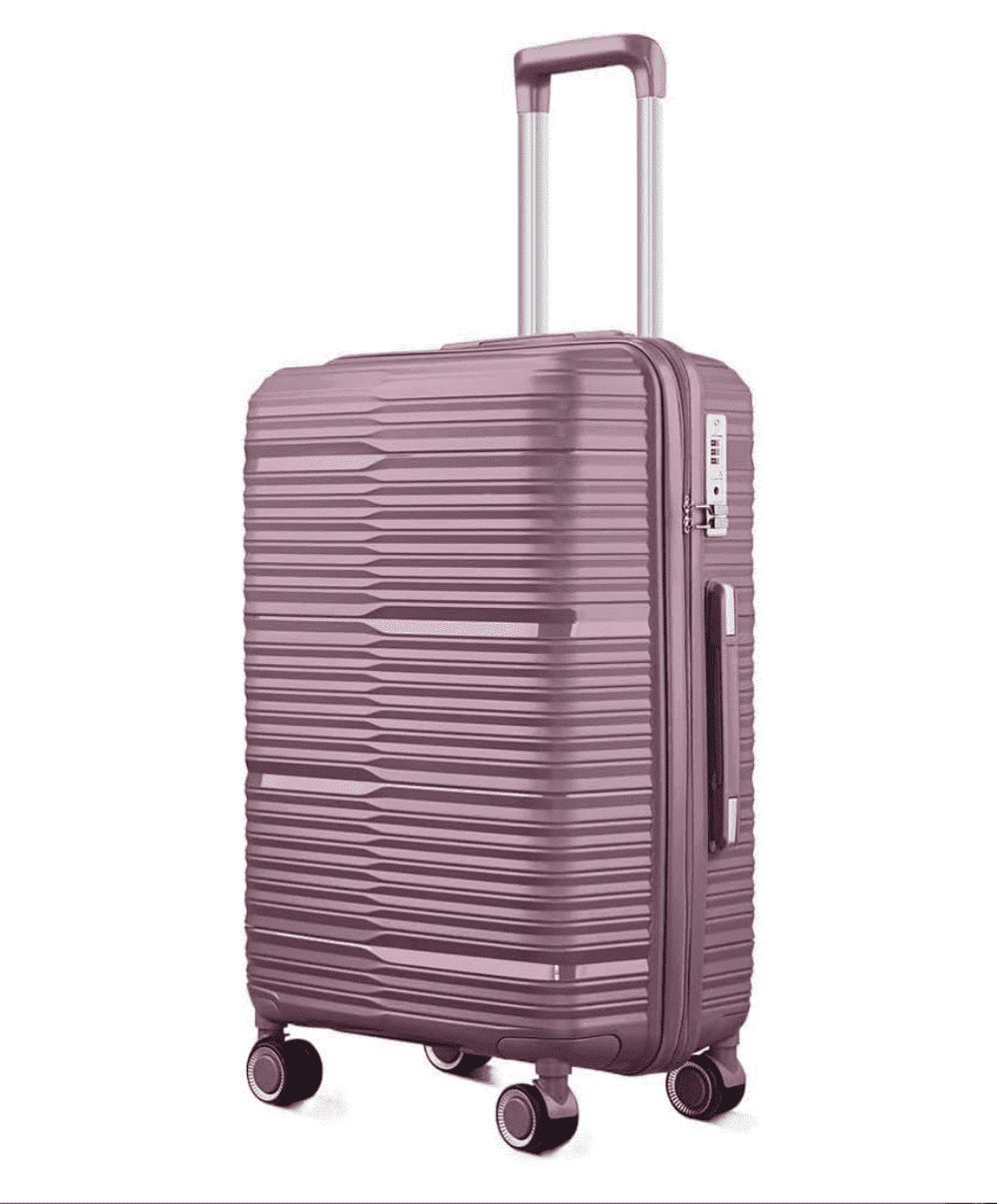 TRAVLR by TRAVLR 28" Adult 1-Piece Expandable Checkin Luggage Trolley, Pink.