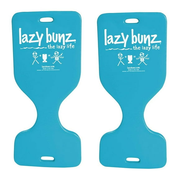 TRC Recreation 36 Inch Lazy Bunz Saddle Foam Floater, Teal (2 Pack)
