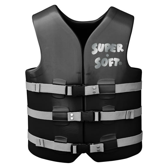 TRC Recreation Adult Super Soft USCG Vest Small - Black