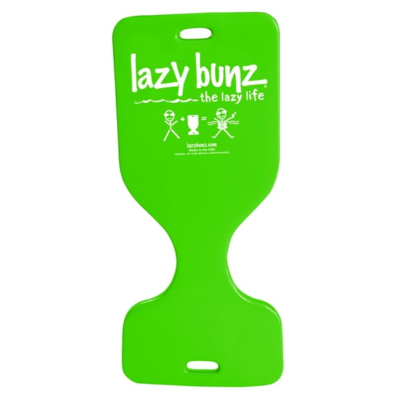 TRC Recreation Lazy Bunz Foam Water Saddle Pool Lounger Float, Fierce Green