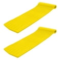thumbnail image 1 of TRC Recreation Serenity 70 Inch Foam Raft Lounger Pool Float, Yellow (2 Pack), 1 of 6