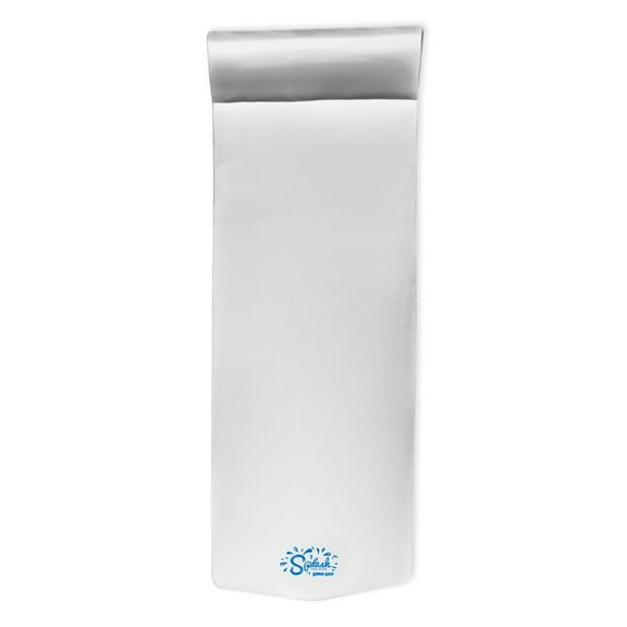 TRC Recreation Splash 1.25" Thick Foam Pool Float Lounge Mat, White