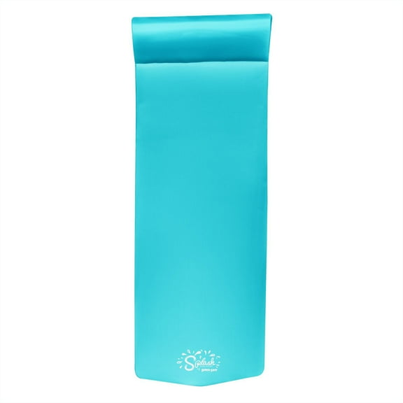 TRC Recreation Splash 1.25" Thick Foam Pool Float Mat, Tropical Teal