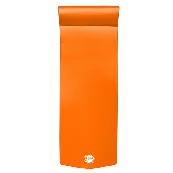 TRC Recreation Splash 70 Inch Foam Raft Lounger Pool Lake Float, Orange Breeze