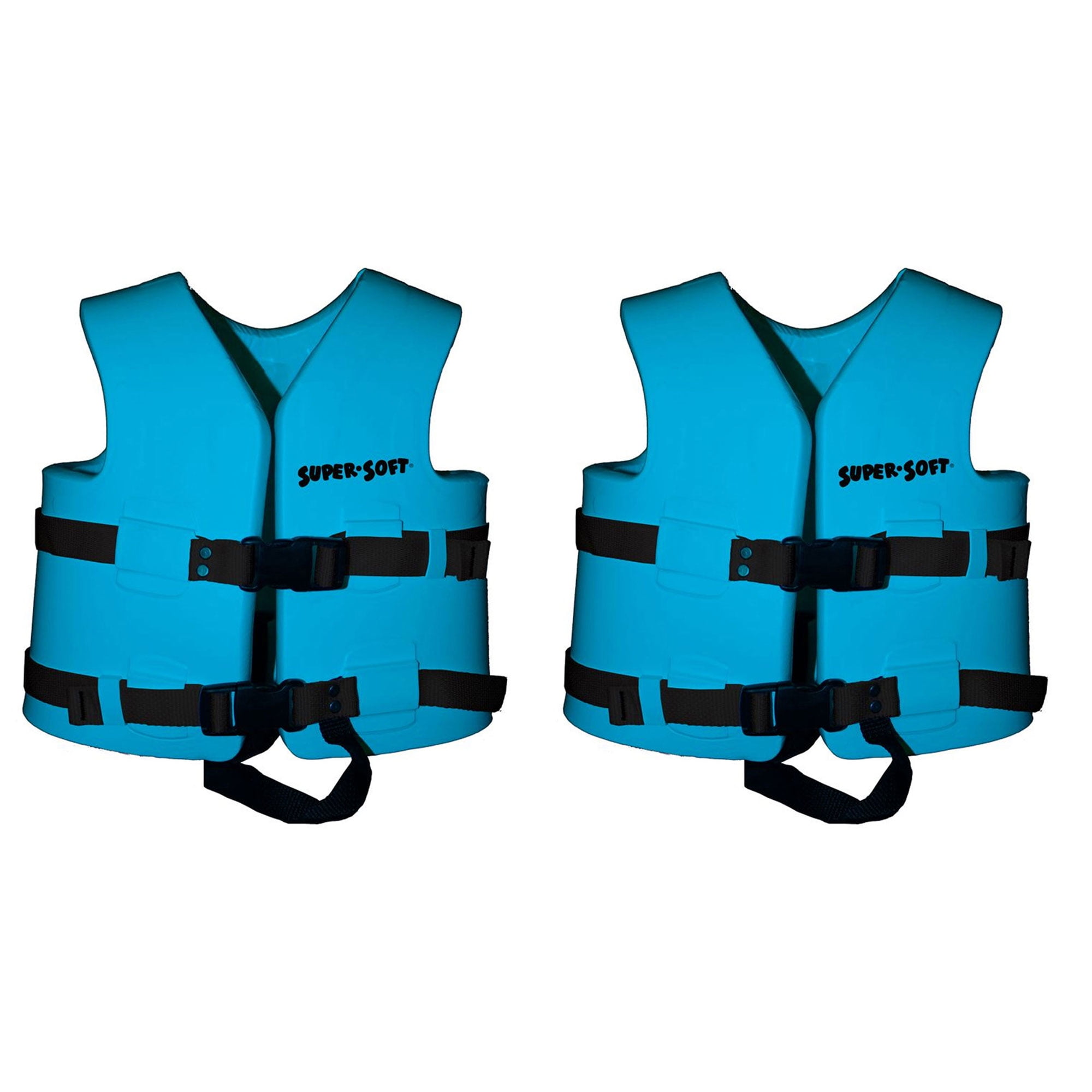 【未使用】Kids Life Jacket Safety Vest Ｍ TRC Recreation Super Soft Child Life Jacket Vest, Medium, 2 Pack