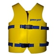 thumbnail image 1 of Open Box TRC Recreation Super Soft Child Medium Life Jacket, Yellow, 1 of 5