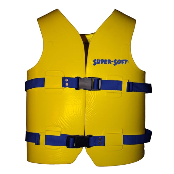 Open Box TRC Recreation Super Soft Child Medium Life Jacket, Yellow