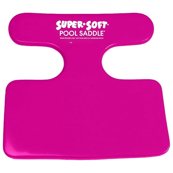 TRC Recreation Super Soft Foam Water Saddle Pool Lounger Float, Flamingo Pink