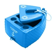 TRC Recreation Super Soft Goodlife Floating Pool Kooler - Vinyl Pool Float - Bahama Blue