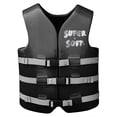 thumbnail image 1 of TRC Recreation Super Soft USCG Adult Life Jacket Vest, Large, Black, 1 of 7