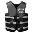 thumbnail image 1 of TRC Recreation Super Soft USCG Adult Life Jacket Vest, X Large, Black, 1 of 7
