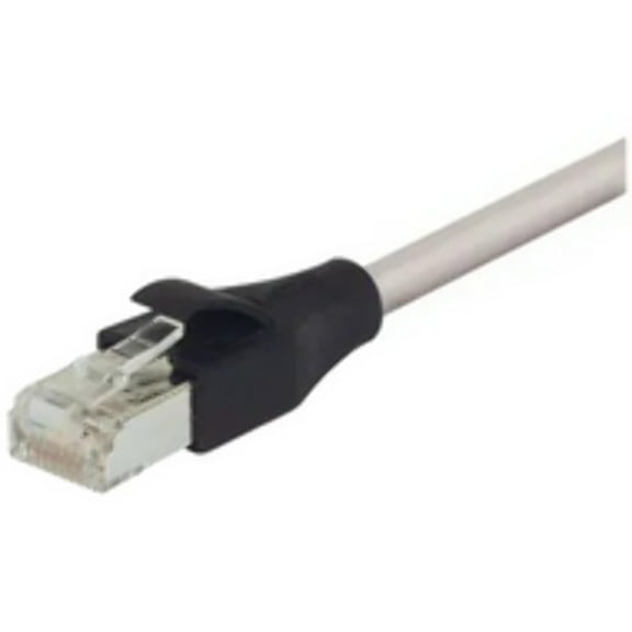TRD855SCR-40 Network Cable Assembly, Cat 5E,Shielded,RJ45,PVC,Gray, Bulk, RoHS