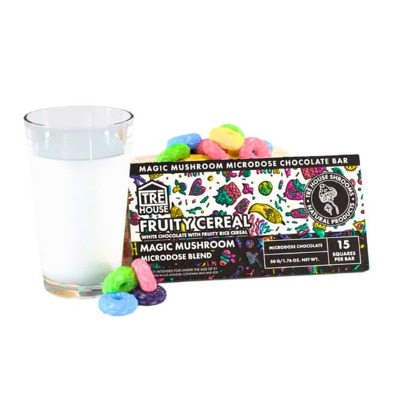 TRE House Magic Mushroom Chocolate Bar Fruity Cereal