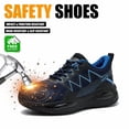 thumbnail image 1 of TREADVAULT Men's and Women's Steel Toe Safety Work Sneakers, Kevlar Puncture-Resistant, Anti-Slip, Breathable, Soft Flexible, 1 of 14