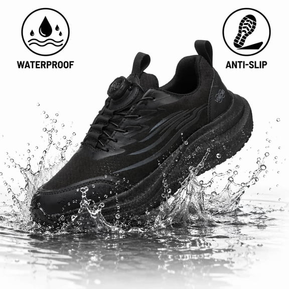 TREADVAULT Men's and Women Skid-Resistant Athletic Shoes, Work Shoes,Work Sneakers– Water-Repellent, Lightweight Breathable for Kitchen Restaurant Healthcare