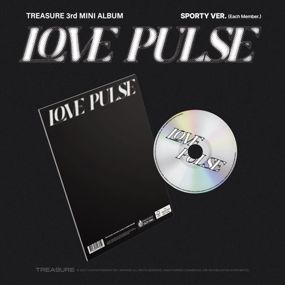 TREASURE Love Pulse (Sporty Version) - Park Jeong Woo Version (CD) Album
