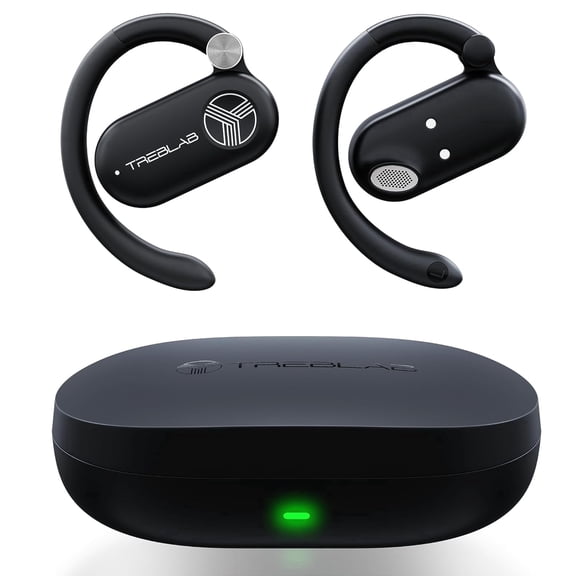 TREBLAB X-Open True Open Ear Wireless Bluetooth Earbuds, 40H Playtime