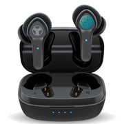 TREBLAB X9-Pro Active Noise Cancelling Wireless Earbuds with Mic, Waterproof, Black, Portable Charging Case