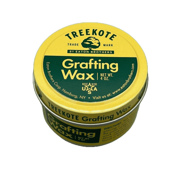 Treekote 4 OZ Grafting Wax Tin - Weather Resistant Moldable Wax for Grafting Roses, Fruit Trees and Bonsai