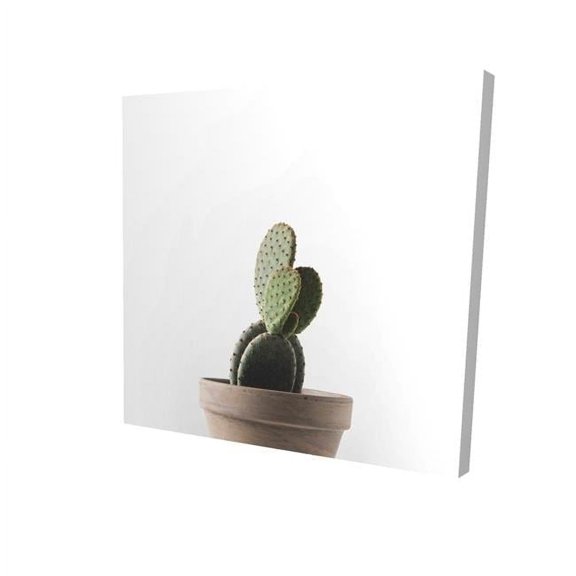 Begin Home Decor 2080-1616-PH22 16 x 16 in. Potted Cactus-Print on Canvas