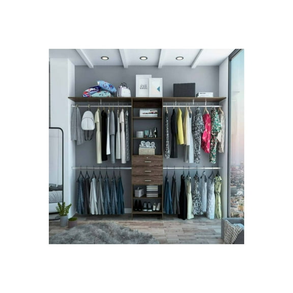TREEVOL FURNITURE Closet System Pittsburg
