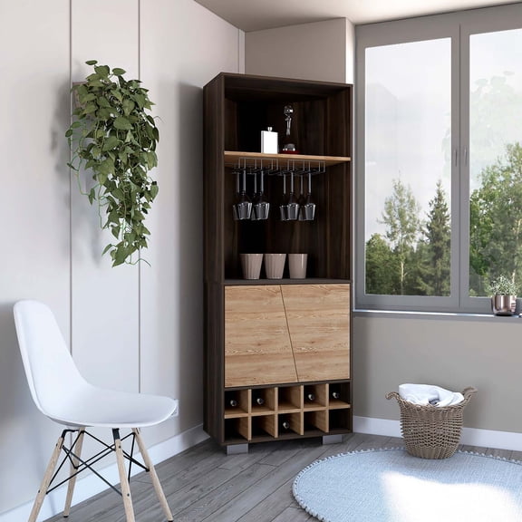 TREEVOL FURNITURE Corner Bar Cabinet Albarr