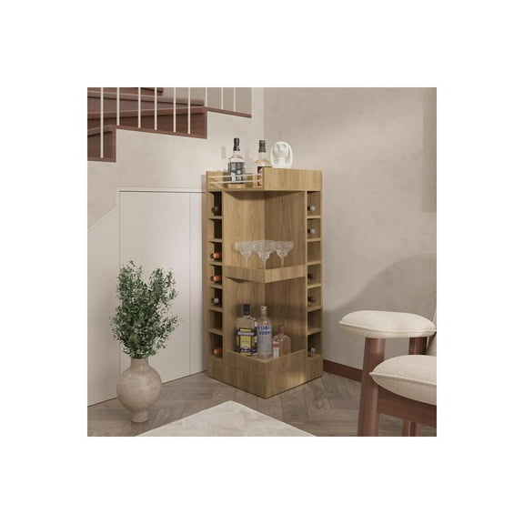 TREEVOL FURNITURE Glen Lyon Bar Cabinet