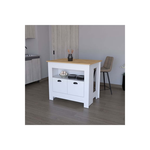 TREEVOL FURNITURE Kitchen Island Geneva
