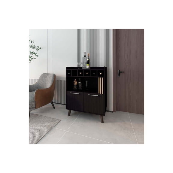 TREEVOL FURNITURE Mathiston Bar Cabinet