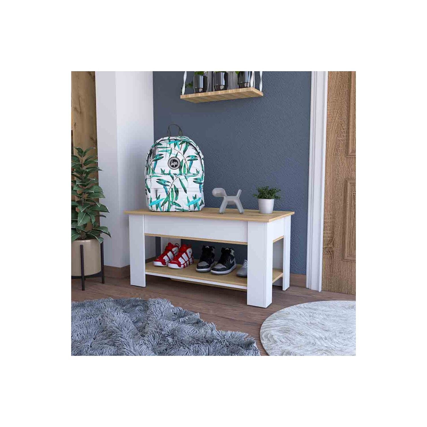 TREEVOL FURNITURE Storage Table Polgon - Walmart.com