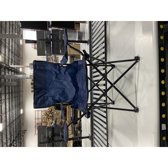 TREK OUTDOOR LIVING SOLUTIONS HEAVY DUTY CAMPING CHAIR - DARK BLUE