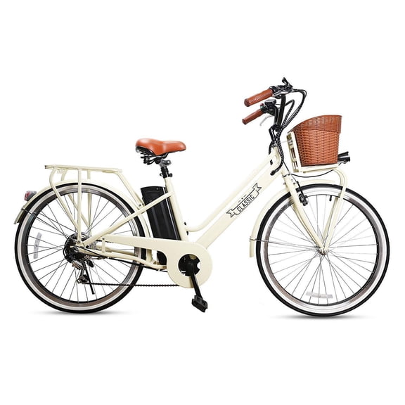 TREK POWER Electric Commuter Bike for Adults,500W 22\" Electric Mountain Bike with 7 Speed Gears