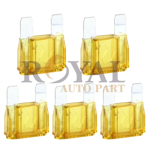 TREND- 5 Pack Of 20 Amp 20A Large Blade Style Audio Maxi Fuse For Car Suv 12V