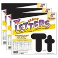 thumbnail image 1 of TREND Black 4-Inch Casual Uppercase/Lowercase Combo Ready Letters, 549 Pieces, 1 of 2