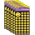 thumbnail image 1 of TREND Emoji Cheer superShapes Stickers-Large, 336 Per Pack, 6 Packs, 1 of 1