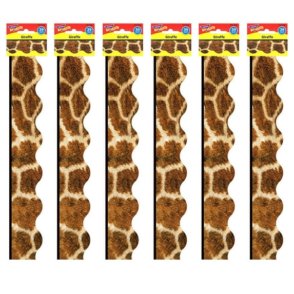 TREND Giraffe Terrific Trimmers, 39 Feet Per Pack, 6 Packs
