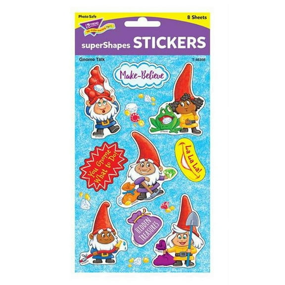 TREND Gnome Talk Large Stickers 72 Count