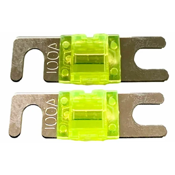 TREND- Imc Audio 100 Amp Mini Anl Fuse Gold For Car Audio Auto Marine Audio 2 Pack