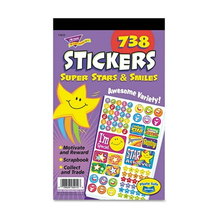 Trend Super Stars/Smiles Sticker Pad